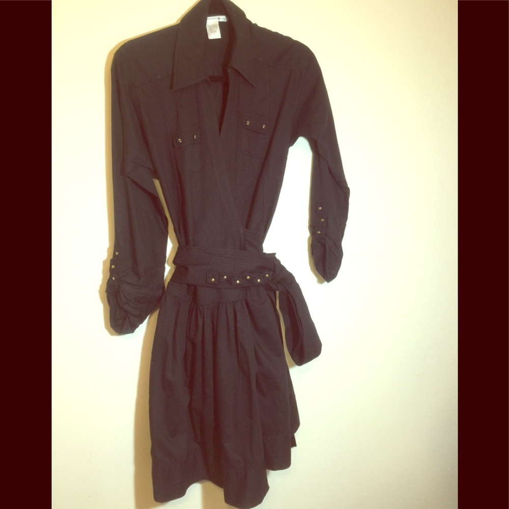 Diane von furstenberg black dress